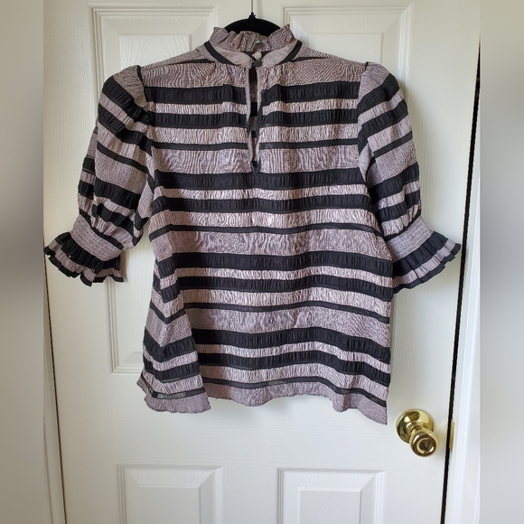 Hunter Bell “The Monroe” Top- Black and Gray/ Size Small - Picture 3 of 9